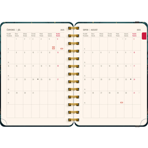 Fotografie k reklamnímu předmětu „NOTIQUE Spirálový 18měsíční diář Petito – Liška 2025/2026, 13 x 18 cm“