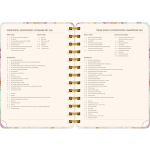 Fotografie k reklamnímu předmětu „NOTIQUE Spirálový 18měsíční diář Petito – Růžový mramor 2025/2026, 13 x 18 cm“