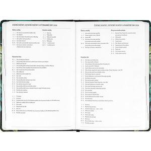 Fotografie k reklamnímu předmětu „NOTIQUE 18měsíční diář Petito – Monstera 2025/2026, 11 x 17 cm“