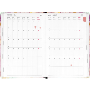 Fotografie k reklamnímu předmětu „NOTIQUE 18měsíční diář Petito – Růžový mramor 2025/2026, 11 x 17 cm“