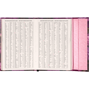 Fotografie k reklamnímu předmětu „NOTIQUE Týdenní magnetický diář Fialové květy 2026, 11 x 16 cm“