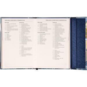 Fotografie k reklamnímu předmětu „NOTIQUE Týdenní magnetický diář Alfons Mucha 2026, 11 x 16 cm“