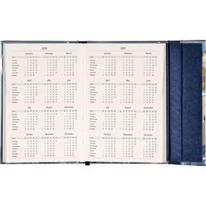 Fotografie k reklamnímu předmětu „NOTIQUE Týdenní magnetický diář Alfons Mucha 2026, 11 x 16 cm“