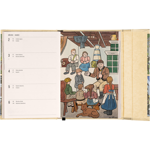 Fotografie k reklamnímu předmětu „NOTIQUE Týdenní magnetický diář Josef Lada 2026, 11 x 16 cm“