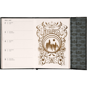 Fotografie k reklamnímu předmětu „NOTIQUE Týdenní magnetický diář Harry Potter –  Lumos 2026, 11 x 16 cm“
