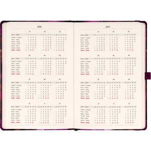Fotografie k reklamnímu předmětu „NOTIQUE Planbook diář/notes Fialové květy 2026, 13 x 21 cm“