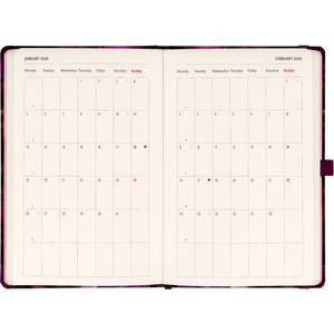 Fotografie k reklamnímu předmětu „NOTIQUE Planbook diář/notes Fialové květy 2026, 13 x 21 cm“