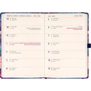 Fotografie k reklamnímu předmětu „NOTIQUE Planbook diář/notes Kytice 2026, 13 x 21 cm“