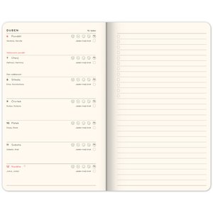 Fotografie k reklamnímu předmětu „NOTIQUE Týdenní Laskavý diář 2026, 13 x 21 cm“