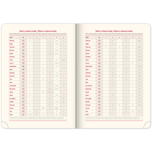 Fotografie k reklamnímu předmětu „NOTIQUE Denní diář Diamante 2026, červený, 15 x 21 cm“