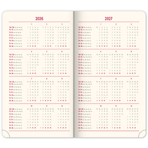 Fotografie k reklamnímu předmětu „NOTIQUE Kapesní diář Panama 2026, zelený, 9 x 15,5 cm“