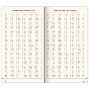 Fotografie k reklamnímu předmětu „NOTIQUE Kapesní diář Twill 2026, bordó-zlatý, 9 x 15,5 cm“