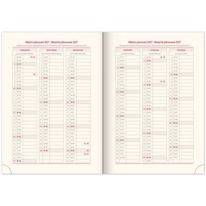 Fotografie k reklamnímu předmětu „NOTIQUE Týdenní diář Rivoli 2026, světle modrý, 15 x 21 cm“