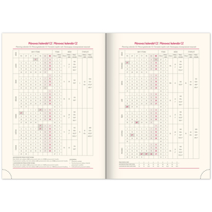 Fotografie k reklamnímu předmětu „NOTIQUE Týdenní diář Rivoli 2026, růžový, 15 x 21 cm“