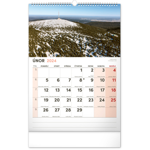Fotografie k reklamnímu předmětu „Nástěnný kalendář 2024 s extra velkým kalendáriem, 33 × 46 cm“