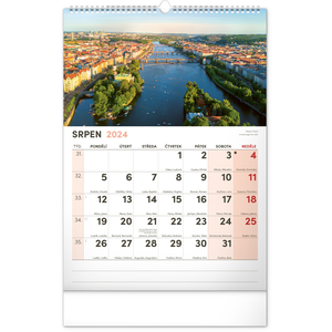 Fotografie k reklamnímu předmětu „Nástěnný kalendář 2024 s extra velkým kalendáriem, 33 × 46 cm“