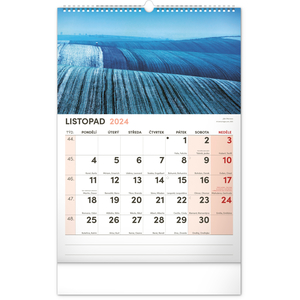 Fotografie k reklamnímu předmětu „Nástěnný kalendář 2024 s extra velkým kalendáriem, 33 × 46 cm“