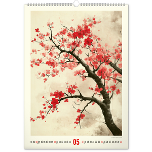 Fotografie k reklamnímu předmětu „NOTIQUE Nástěnný kalendář Vintage plakáty – japonské umění 2026, 33 x 46 cm“