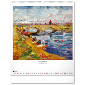 Fotografie k reklamnímu předmětu „NOTIQUE Nástěnný kalendář Impresionismus 2026, 48 x 56 cm“