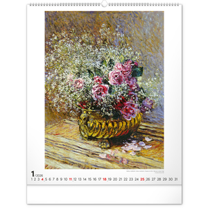 Fotografie k reklamnímu předmětu „NOTIQUE Nástěnný kalendář Claude Monet 2026, 48 x 56 cm“