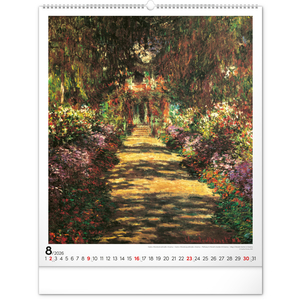 Fotografie k reklamnímu předmětu „NOTIQUE Nástěnný kalendář Claude Monet 2026, 48 x 56 cm“