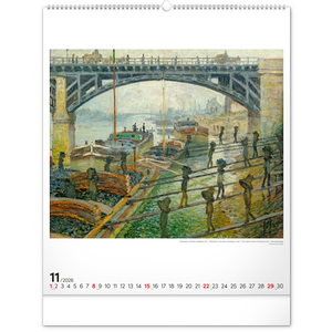 Fotografie k reklamnímu předmětu „NOTIQUE Nástěnný kalendář Claude Monet 2026, 48 x 56 cm“