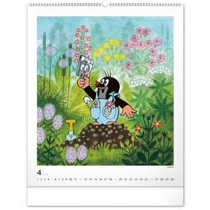 Fotografie k reklamnímu předmětu „NOTIQUE Nástěnný kalendář Krteček 2026, 48 x 56 cm“