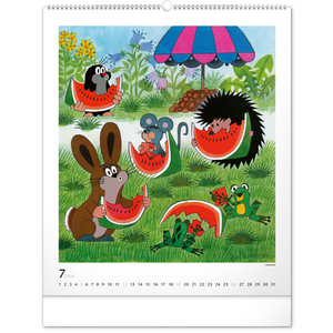 Fotografie k reklamnímu předmětu „NOTIQUE Nástěnný kalendář Krteček 2026, 48 x 56 cm“