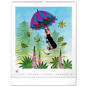 Fotografie k reklamnímu předmětu „NOTIQUE Nástěnný kalendář Krteček 2026, 48 x 56 cm“