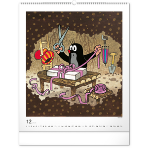 Fotografie k reklamnímu předmětu „NOTIQUE Nástěnný kalendář Krteček 2026, 48 x 56 cm“