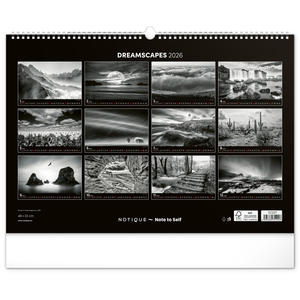 Fotografie k reklamnímu předmětu „NOTIQUE Nástěnný kalendář Snová krajina 2026, 48 x 33 cm“