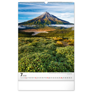 Fotografie k reklamnímu předmětu „NOTIQUE Nástěnný kalendář Hory 2026, 33 x 46 cm“