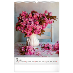 Fotografie k reklamnímu předmětu „NOTIQUE Nástěnný kalendář Kytice 2026, 33 x 46 cm“