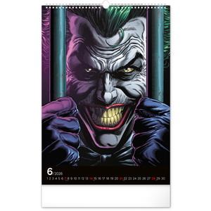 Fotografie k reklamnímu předmětu „NOTIQUE Nástěnný kalendář Batman Dark 2026, 33 x 46 cm“