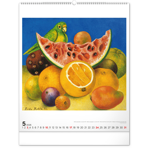Fotografie k reklamnímu předmětu „NOTIQUE Nástěnný kalendář Frida Kahlo 2026, 48 x 56 cm“