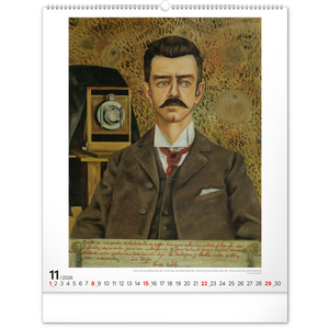 Fotografie k reklamnímu předmětu „NOTIQUE Nástěnný kalendář Frida Kahlo 2026, 48 x 56 cm“