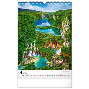 Fotografie k reklamnímu předmětu „NOTIQUE Nástěnný kalendář Národní parky světa 2026, 33 x 46 cm“