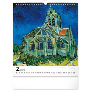 Fotografie k reklamnímu předmětu „NOTIQUE Nástěnný kalendář Vincent van Gogh 2026, 30 x 34 cm“