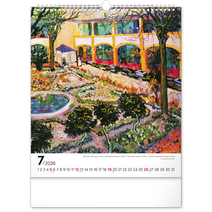 Fotografie k reklamnímu předmětu „NOTIQUE Nástěnný kalendář Vincent van Gogh 2026, 30 x 34 cm“