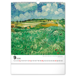 Fotografie k reklamnímu předmětu „NOTIQUE Nástěnný kalendář Vincent van Gogh 2026, 30 x 34 cm“