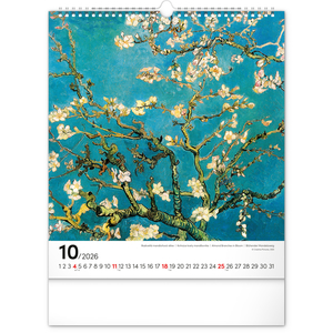 Fotografie k reklamnímu předmětu „NOTIQUE Nástěnný kalendář Vincent van Gogh 2026, 30 x 34 cm“