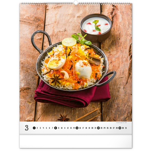 Fotografie k reklamnímu předmětu „NOTIQUE Nástěnný kalendář Gourmet 2026, 48 x 56 cm“