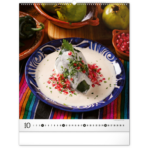 Fotografie k reklamnímu předmětu „NOTIQUE Nástěnný kalendář Gourmet 2026, 48 x 56 cm“