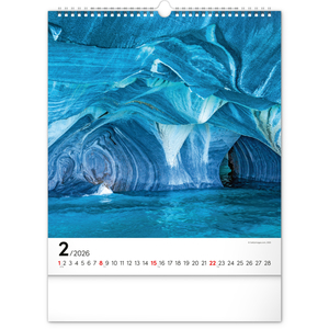 Fotografie k reklamnímu předmětu „NOTIQUE Nástěnný kalendář Inspirace 2026, 30 x 34 cm“