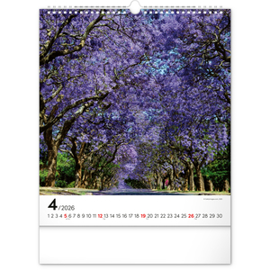 Fotografie k reklamnímu předmětu „NOTIQUE Nástěnný kalendář Inspirace 2026, 30 x 34 cm“