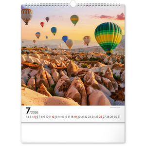 Fotografie k reklamnímu předmětu „NOTIQUE Nástěnný kalendář Inspirace 2026, 30 x 34 cm“