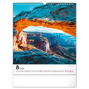 Fotografie k reklamnímu předmětu „NOTIQUE Nástěnný kalendář Inspirace 2026, 30 x 34 cm“