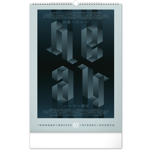 Fotografie k reklamnímu předmětu „NOTIQUE Nástěnný kalendář Alternative Movie Posters 2026, 33 x 46 cm“