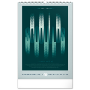 Fotografie k reklamnímu předmětu „NOTIQUE Nástěnný kalendář Alternative Movie Posters 2026, 33 x 46 cm“