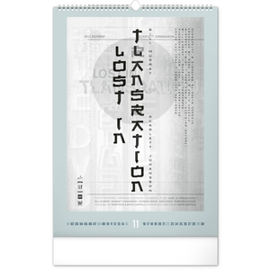 Fotografie k reklamnímu předmětu „NOTIQUE Nástěnný kalendář Alternative Movie Posters 2026, 33 x 46 cm“